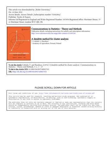 A dendrite method for cluster analysis.pdf - cs.unsyiah.ac.id.