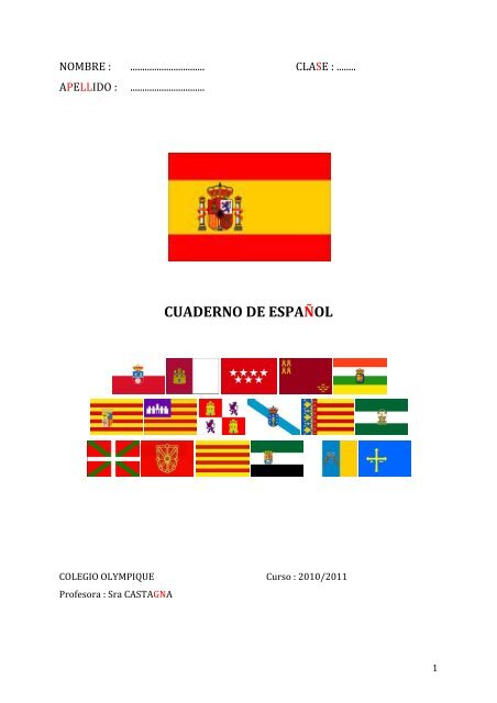 CUADERNO DE ESPAÑOL - Archive-Host