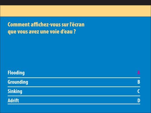 Lorsque je communique avec un autre navire en VHF :