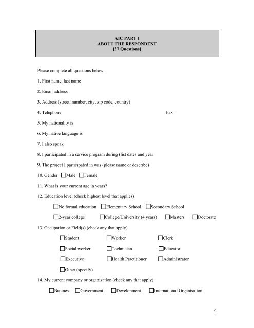 Exploring and Assessing Intercultural Competence - Center for ...