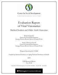 Evaluation report of Vital Visionaries - Center for Social ...