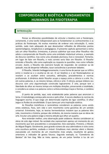 8. Corporeidade e bioética