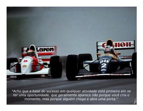 Homenagem a Ayrton Senna
