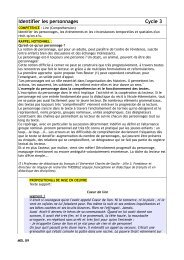 Identifier les personnages C3