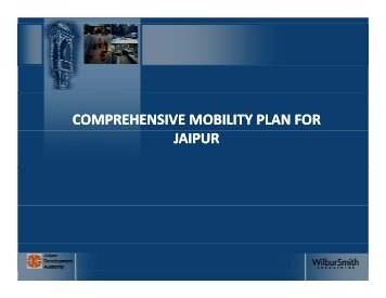 COMPREHENSIVE MOBILITY PLAN FOR JAIPUR