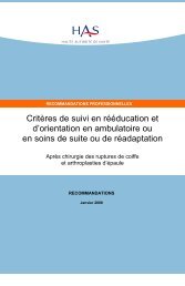 07R04 Recommandations MEL V2 - Haute Autorité de Santé