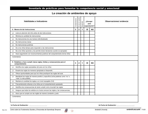 Centro sobre los Fundamentos Sociales y Emocionales del ...