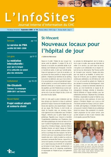 L'InfoSites - CHC