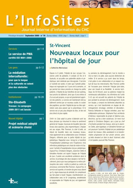 L'InfoSites - CHC