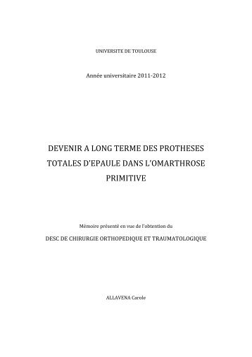 diplome universitaire orthopedie