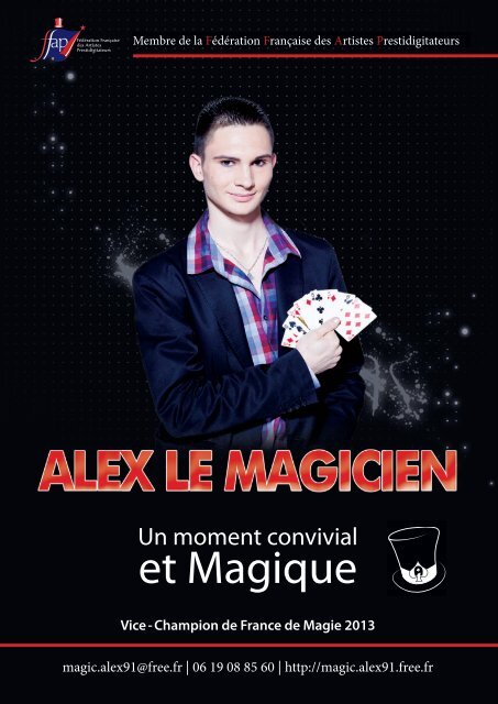 plaquette alexandre.pdf - Site d'Alex le Magicien - Free