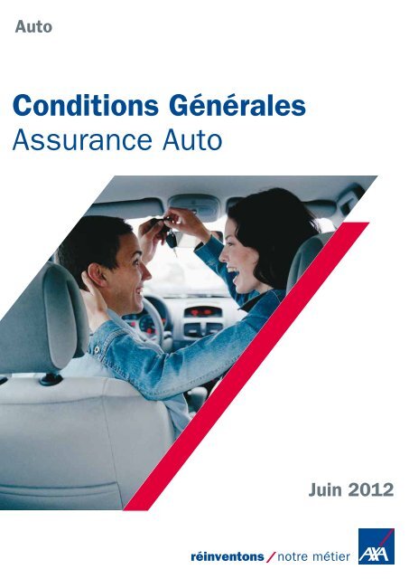 Conditions Générales Assurance Auto - Axa