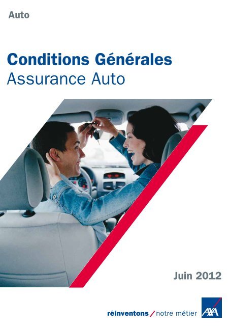 Conditions Generales Assurance Auto Axa