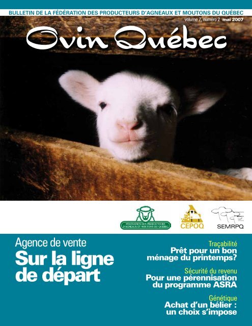 Édition Avril 2007 - Fédération des producteurs d'agneaux et ...