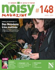 Noisy Magazine n°148 - avril 2009 - Ville de Noisy-le-Grand
