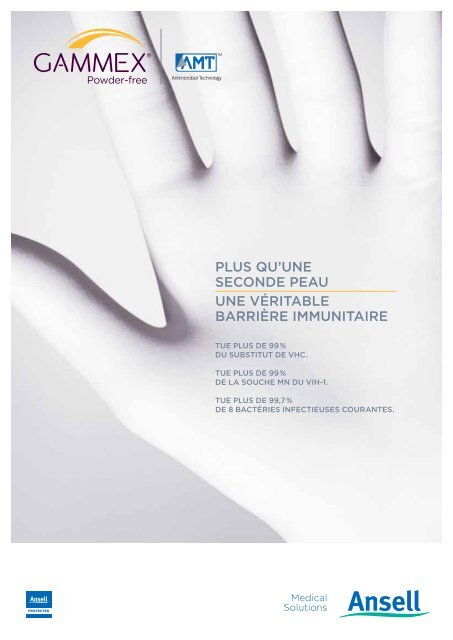 Gants d'intervention latex stérile Gammex ANSELL - Chirurgie