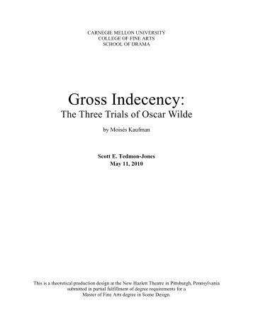 Gross Indecency: The Three Trials of Oscar Wilde - Scott Tedmon ...