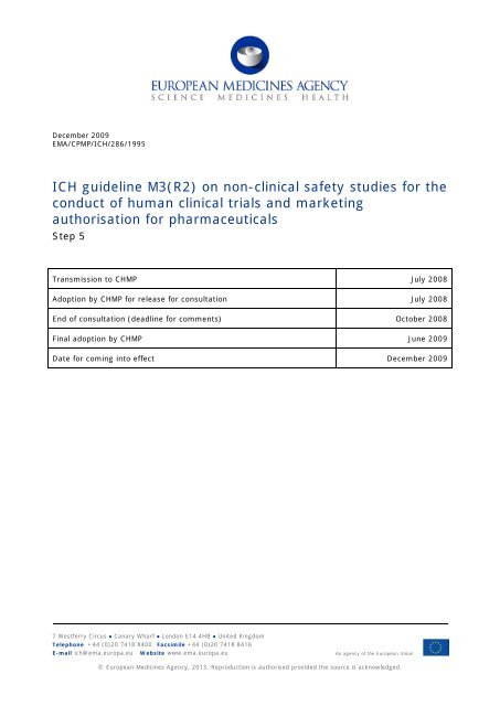 M3(R2) - European Medicines Agency - Europa