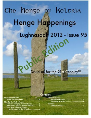 Public Edition - The Henge of Keltria