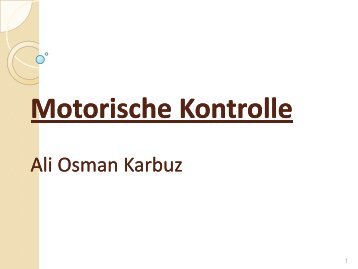 Motorische Kontrolle