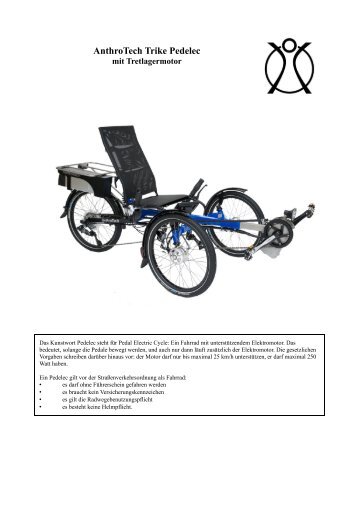 AnthroTech Trike Pedelec