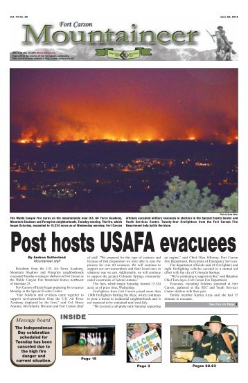 June 29, 2012 - Colorado Springs Military Newspaper Group