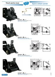 Treuil porte-roue Spare wheel carrier - Pommier do Brasil