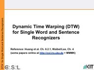 Dynamic Time Warping (DTW) for Single Word and Sentence ...