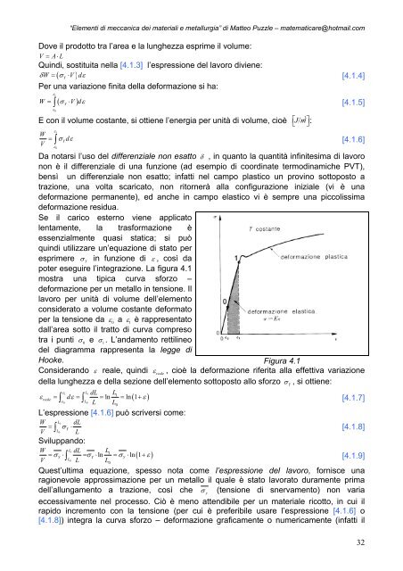 Elementi di meccanica dei materiali e metallurgia - Matematicamente.it