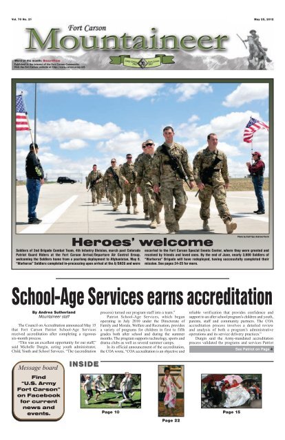 Fort Carson has four Ivy Warrior - U.S. Army Fort Carson