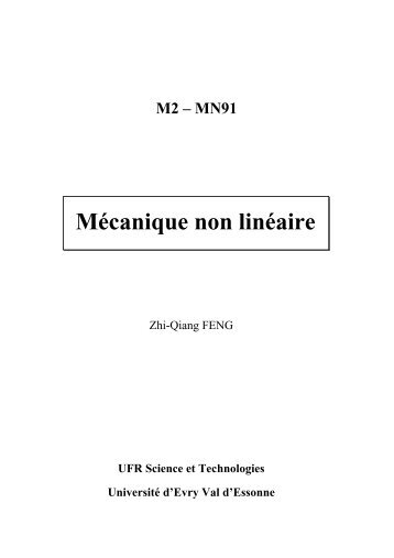 Mécanique non linéaire - LMEE