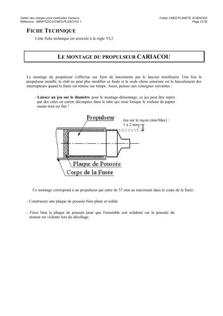 Télécharger Cahier des Charges minifusées Cariacou - Le Centre ...