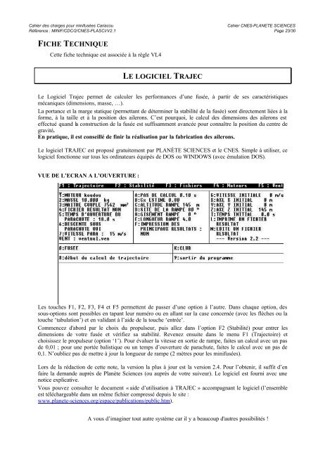 Télécharger Cahier des Charges minifusées Cariacou - Le Centre ...
