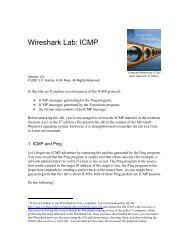 Wireshark Lab: ICMP