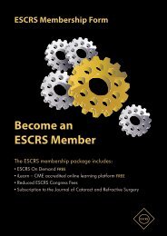 Become an ESCRS Member
