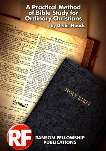 A Practical Method of Bible Study for Ordinary Christians - Ransom ...