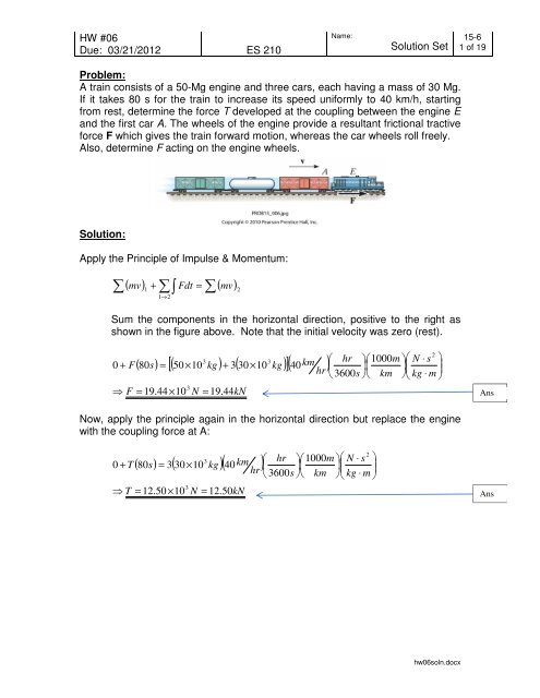 HW #06 Solution