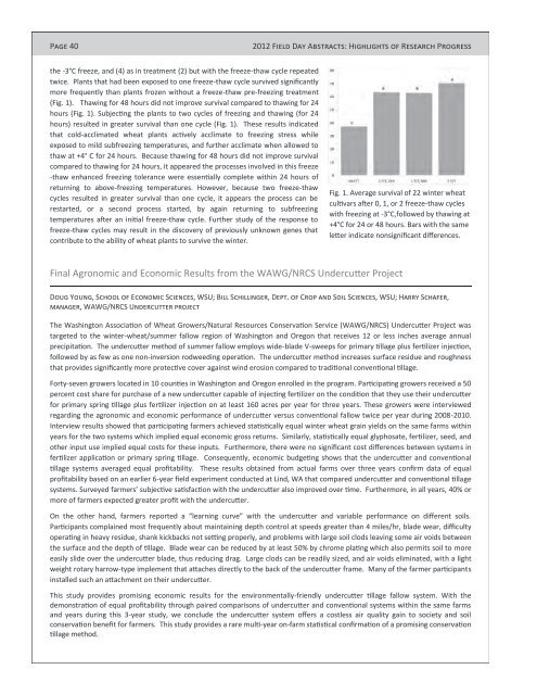 2012 Dryland Field Day Abstracts - Dept. of Crop and Soil Sciences ...