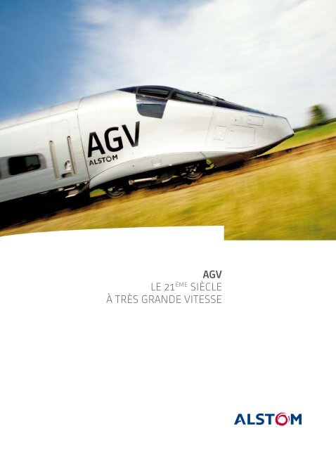 AGV, Automotrice à très grande vitesse - Alstom