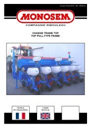 chassis traine top top pull-type frame - monosem-planters.com