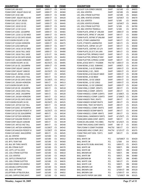 Product Catalog - Summer - Menu Maker Foods