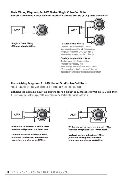 owner ' smanual mm2084 mm2104 mm2124 mm2154 ... - Polk Audio