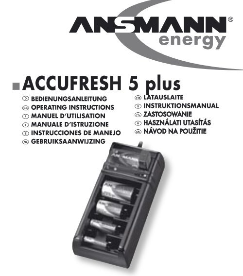 ACCUFRESH 5 plus - Ansmann