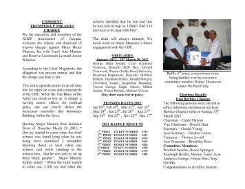 our first edition of the XGDF Association (Guyana ... - Xgdf.com