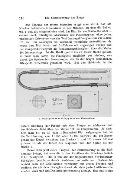 I. Pflanzliche und thierische Parasiten.