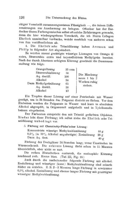 I. Pflanzliche und thierische Parasiten.