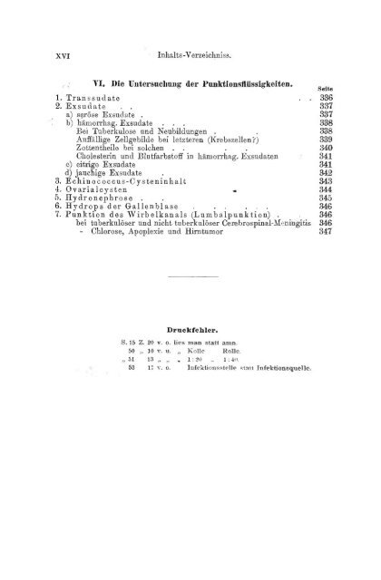 I. Pflanzliche und thierische Parasiten.