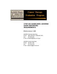 ctep, nci guidelines: adverse event reporting requirements - Cancer ...