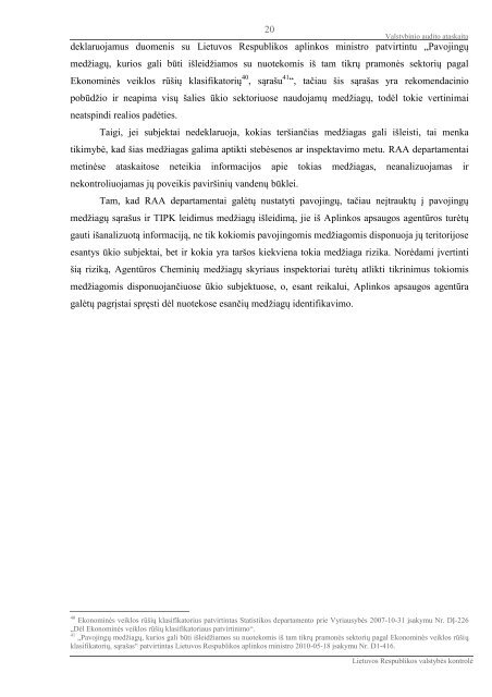 Neišnaudojamos galimybės apsaugoti vandens aplinką nuo taršos ...