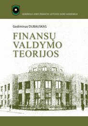 Finansų valdymo teorijos - Generolo Jono Žemaičio Lietuvos karo ...